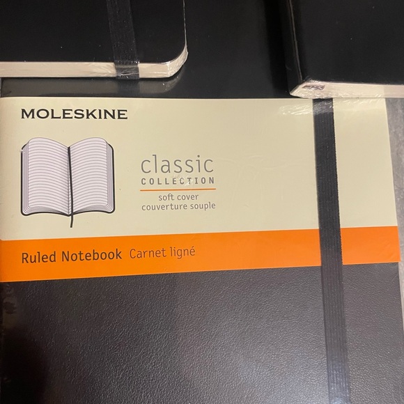 Moleskin Classic Collection Ruled Notebook Set Of 3 New Sealed - Picture 4 of 12